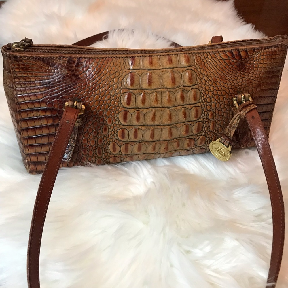 Vintage Brahmin Purse- Toasted Almond Collection